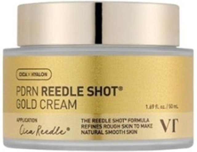 VT PDRN Nadel-Shot Goldcreme, 50 ml, Gesichtspflege - Bild 1