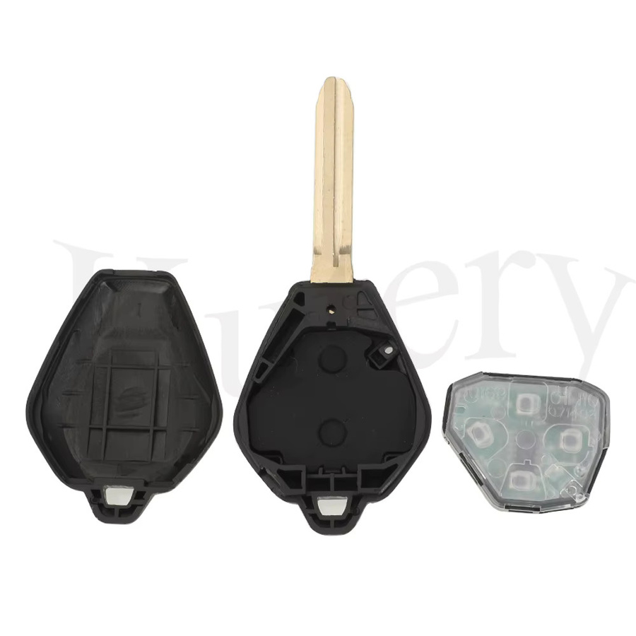 Jingyuqin Smart Remote Auto Schlüsselanhänger mit 2 Tasten für Isuzu D-Max und Holden Colorado, Schwarz, 433,92 MHz - Bild 5