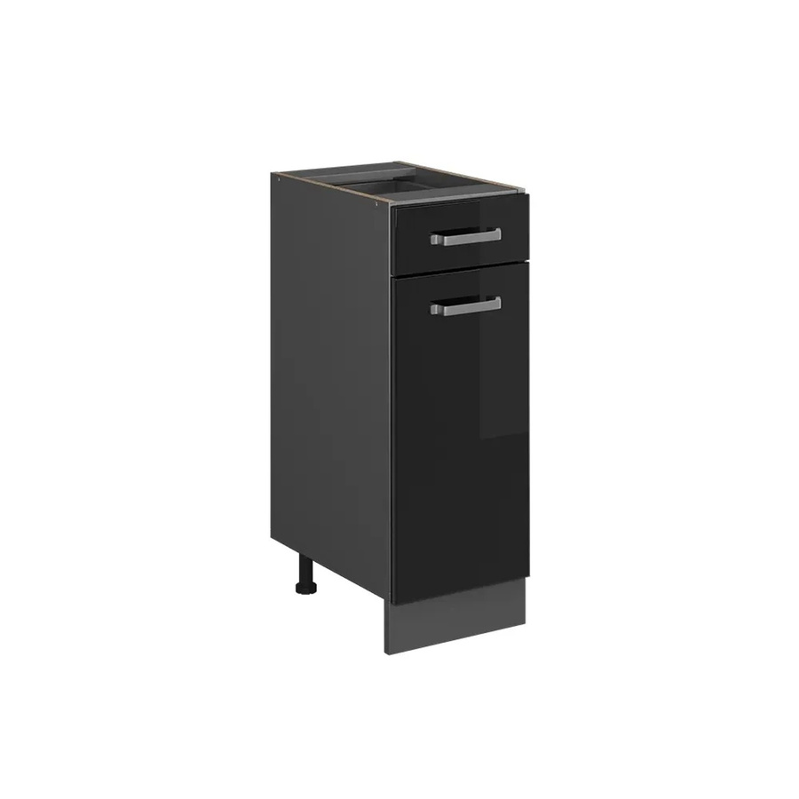 Vicco Küchenunterschrank R-Line Schwarz Hochglanz Anthrazit Breite: 30 cm - Bild 2