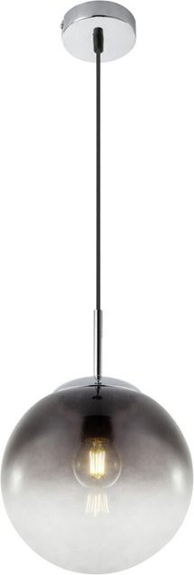 Globo Pendelleuchte Varus in Chrom mit transparentem Glas, H: 120 cm, B: 20 cm, T: 20 cm - Bild 1
