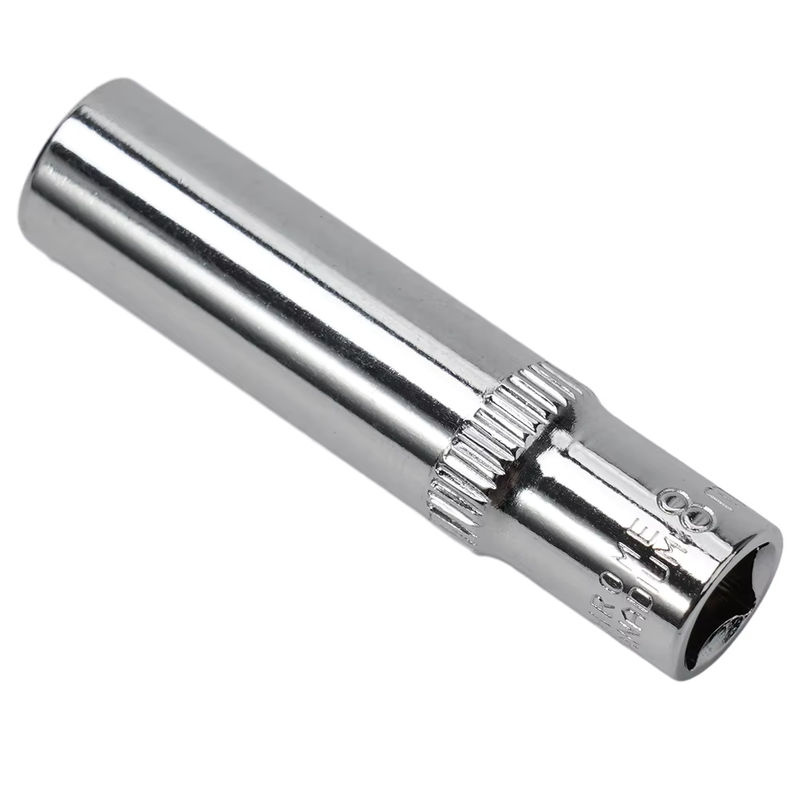 VIBRATITE Metrisches langes Chrom Steckschlüsselsatz 1/2 Zoll mit Sechskant-Steckdosen von 4 mm bis 14 mm in Silber - Bild 2