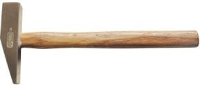 KS Tools BRONZEplus Maurerhammer mit Hickorystiel, Messing, Braun - Bild 1
