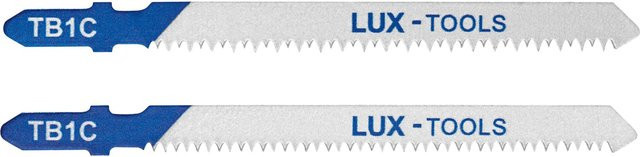 LUX-TOOLS Bimetall Stichsägeblätter für Holz und Kunststoff mit T-Schaft, Silber, 75 mm - Bild 1