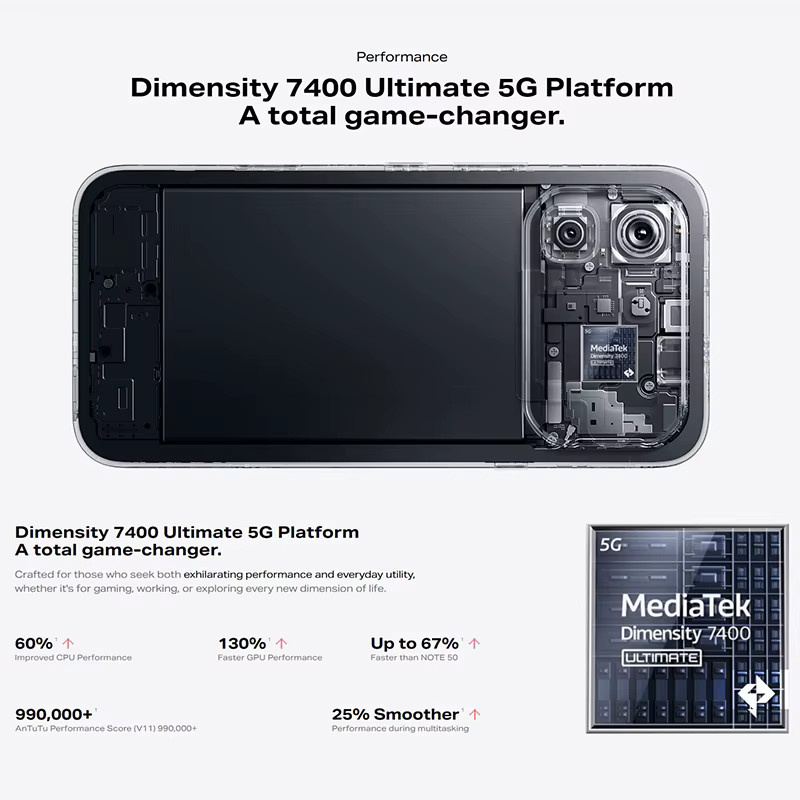 Infinix Note 60 5G Android Smartphone mit 6,78 Zoll 144Hz 1,5K AMOLED-Display, NFC und Dual-SIM - Bild 2