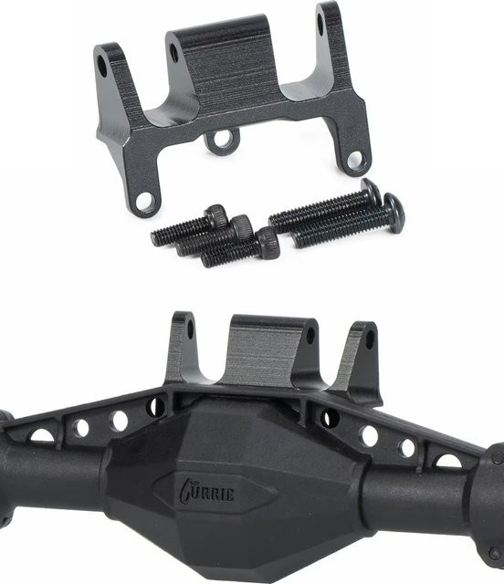 MALOM RC CNC-Aluminium-Verbindungs-Riser-Halterung, Schwarz, Metall, 1:18 - Bild 1