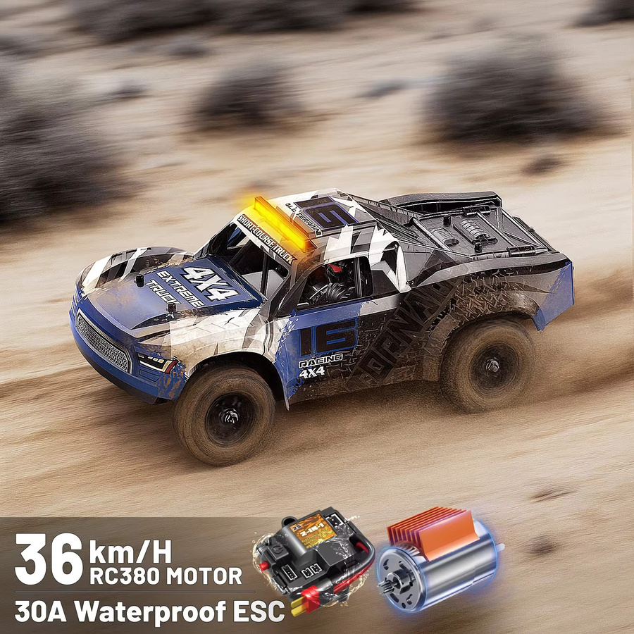 Womaqu Damen-RC-Auto, Maßstab 1:16, 4WD All-Terrain, mit LED-Lichter, ab 14 Jahren - Bild 4