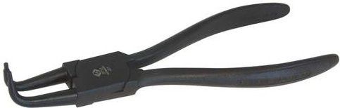 C.K Seegeringzange T3712 für Innenringe 19-60 mm mit 90° abgewinkelter Spitzenform in Schwarz - Bild 1