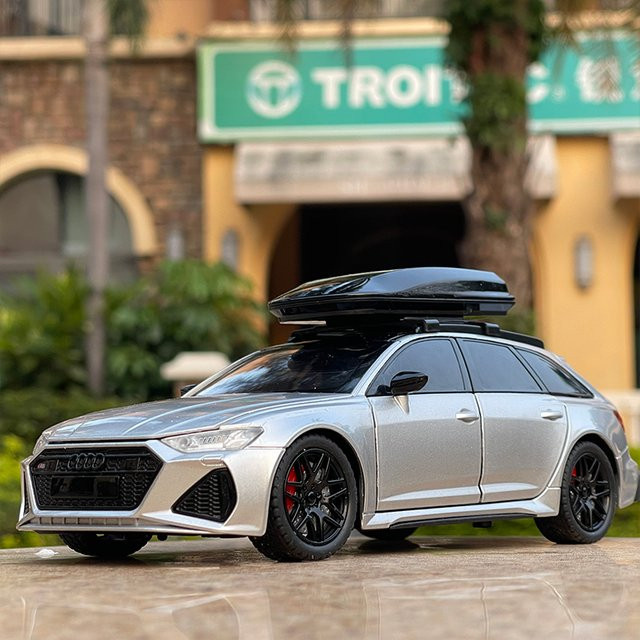 MINI AUTO RS6 Travel Edition, Spielzeugauto, 1:24, Metall, mit Sound und Licht, Pullback - Bild 1