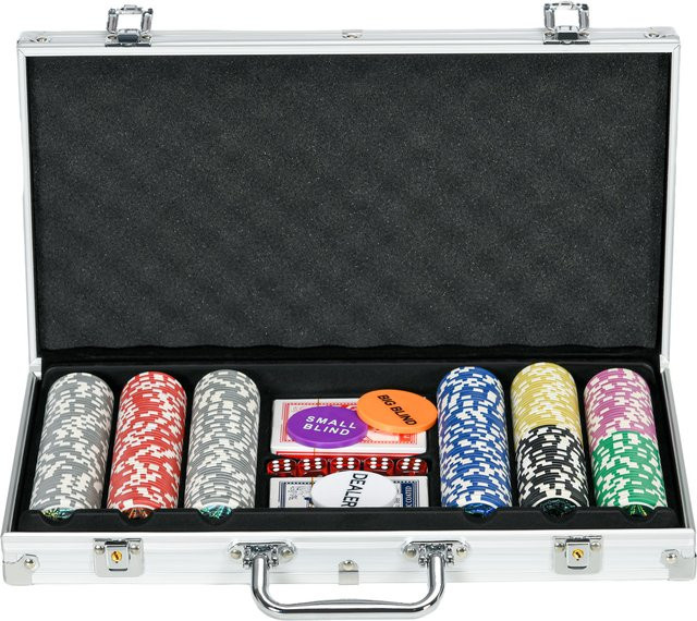SPORTNOW Pokerkoffer, Pokerbox, Mehrfarbig - Bild 1