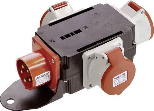 AS-SCHWABE CEE-Adapter MIXO RHEIN 1xCEE-Stecker 400V 16A 5-polig IP44 - Bild 1