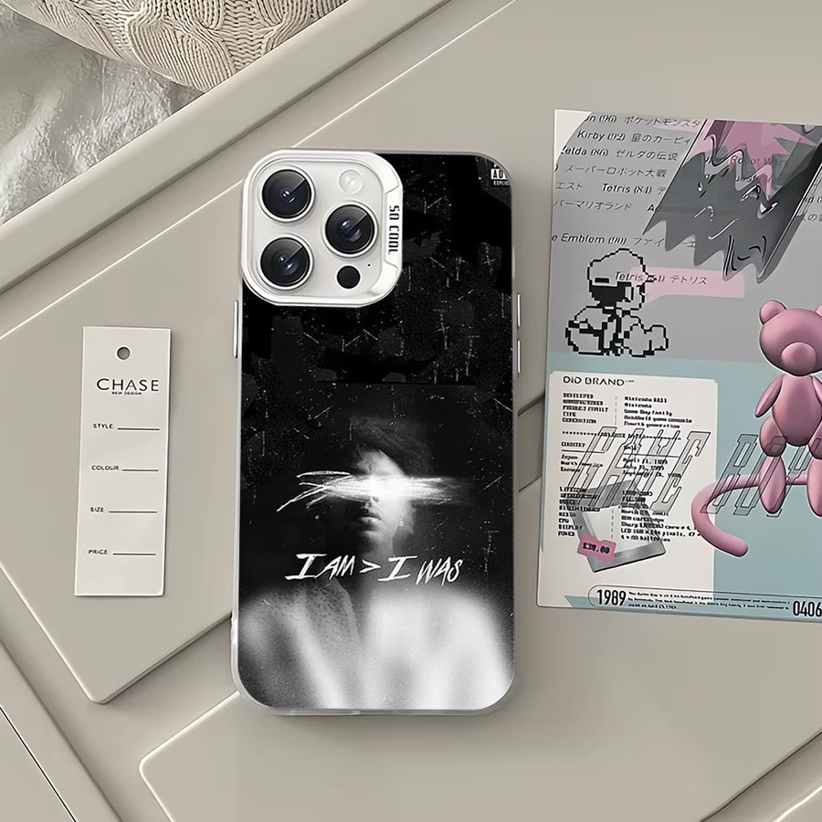 Funda 21 S-Savage I-ISSA Rapper Handyhülle für iPhone 16 15 14 13 12 Pro Max Plus mit Objektiv-Kreis IMD Laser Shell in Schwarz - Bild 2