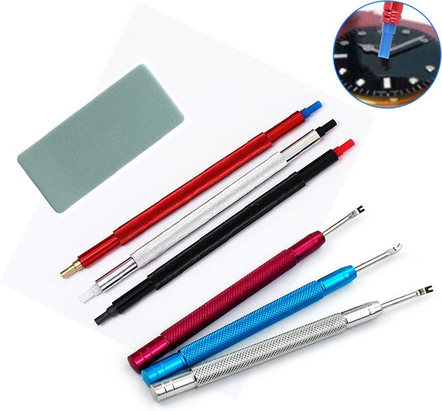 BOXUEQI Uhr Hand Presser Drücker Fitting Set, Armbanduhr Werkzeug - Bild 1