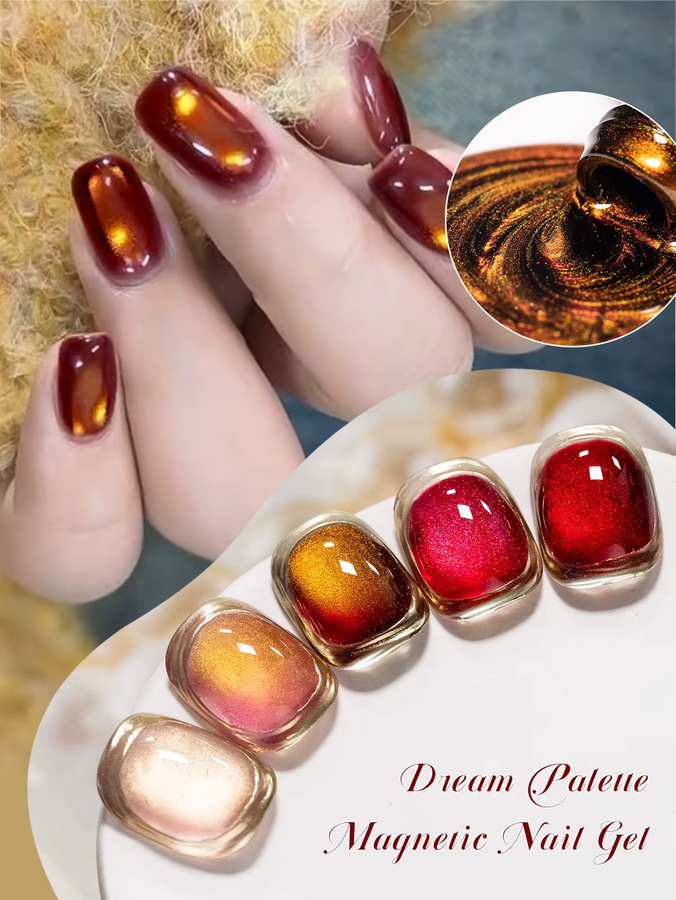 MEET ACROSS Dream Palette Magnetischer Gel-Nagellack, 7 ml, Schimmernd - Bild 5
