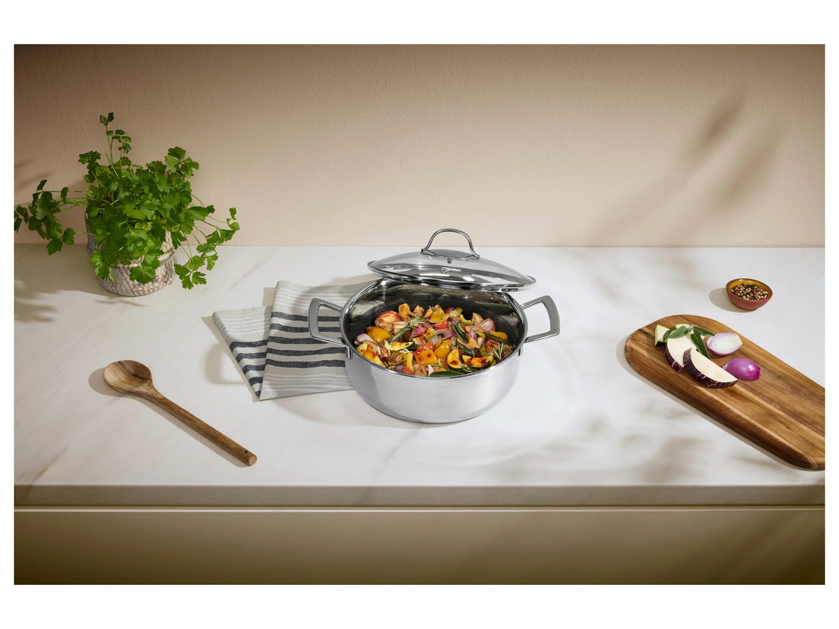 SILVERCREST Premium-Edelstahltopf mit Wabenstruktur Durchmesser: 24 cm - Bild 2