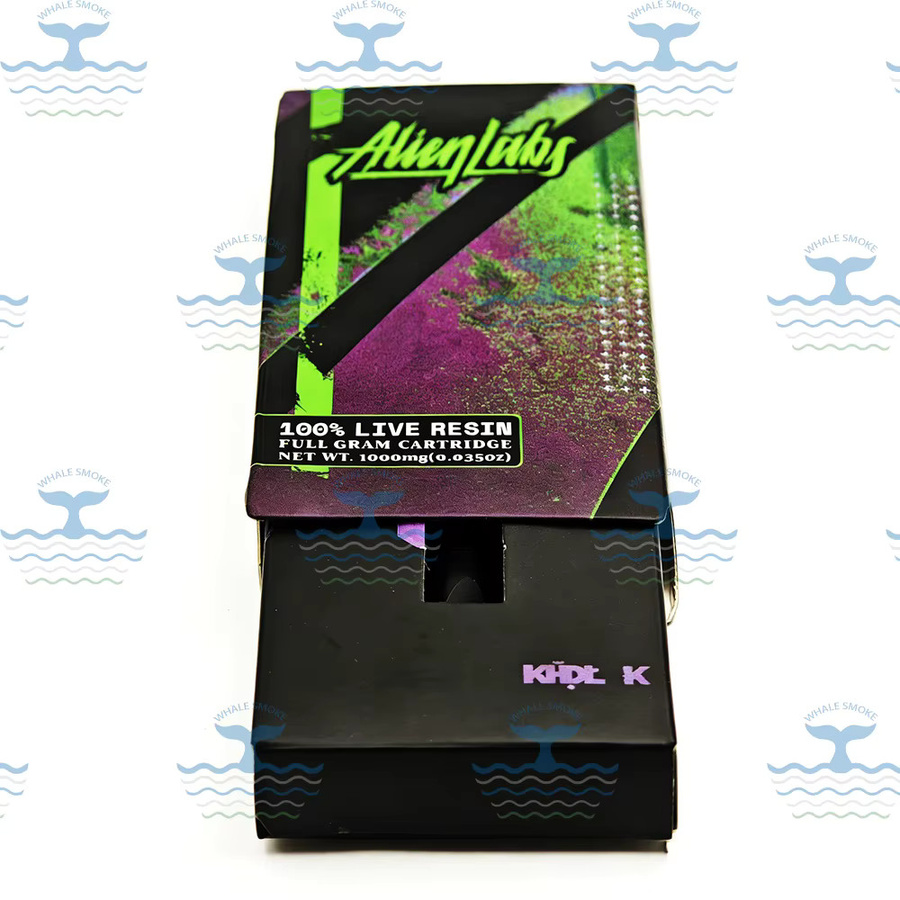 Alienlabs Faltbare Kartuschen-Aufbewahrungsbox aus Papier, Multicolor, 1000mg - Bild 1