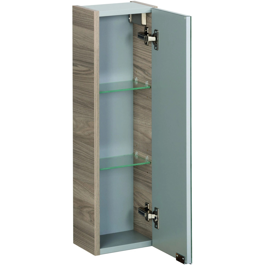Fackelmann Bad-Hängeschrank Luxor mit Spiegeltür in Steinesche/Braun, B/T/H: 68 x 20 x 16 cm - Bild 4