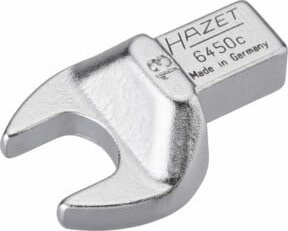 Hazet Einsteck-Maulschlüssel 6450C-13 mit 9 x 12 mm Einsteck-Vierkant und 13 mm Außen-Sechskant Profil in Silber - Bild 1