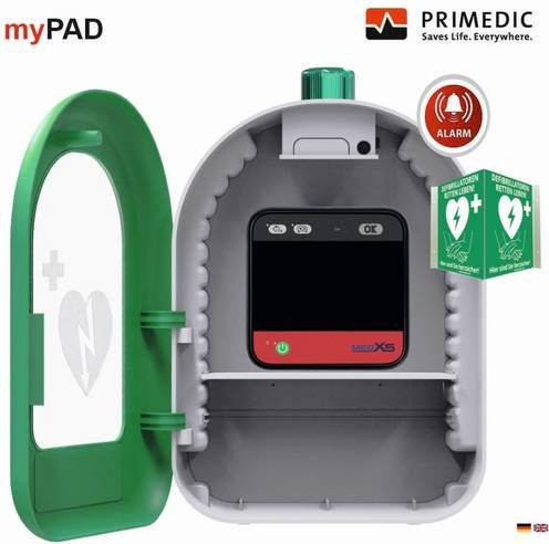 MEDX5 myPAD-A Defibrillator mit LCD-Farbbildschirm in Schwarz - Bild 1
