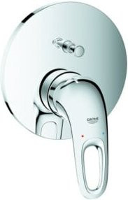 Grohe Eurostyle UP-Wannen-Einhebelmischer Fertigmontageset mit Metallhebel in Chrom - Bild 1
