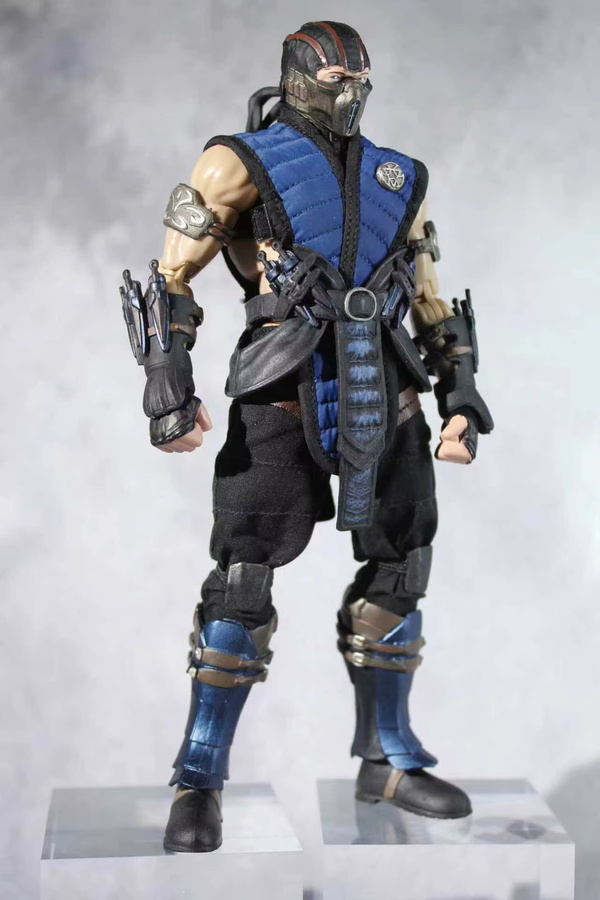 Bandai Mortal Kombat Sub-Zero Action Figur, Blau, Einzelfigur - Bild 2