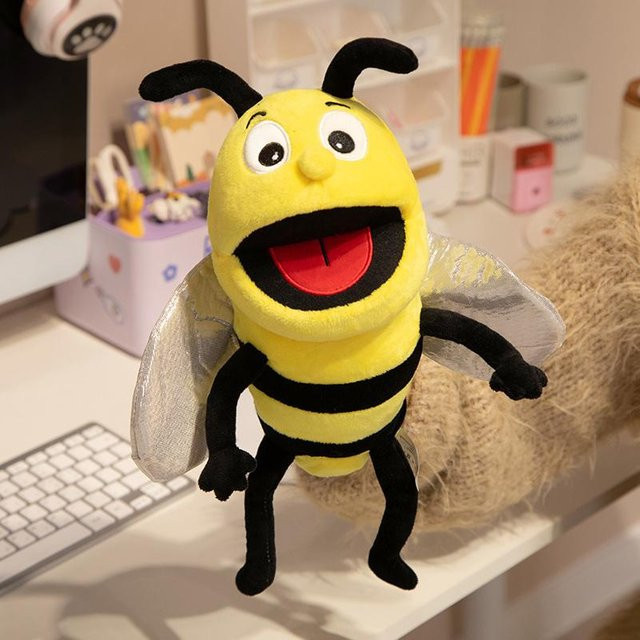 Yiran toy Insektenartiges Plüschtier, Handpuppe, 30cm - Bild 1