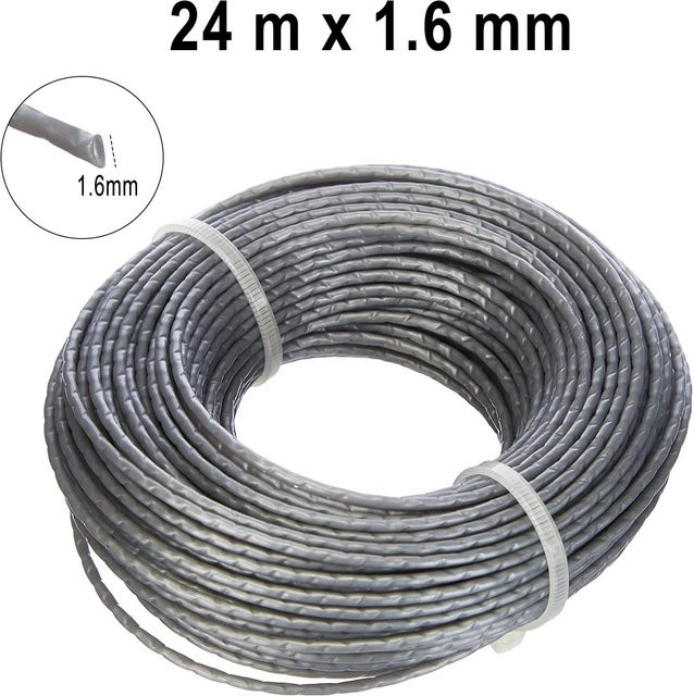 Vibratite Ersatz Trimmerfaden für Bosch ART 24–36, Länge: 24 m, Durchmesser: 1,6 mm - Bild 1