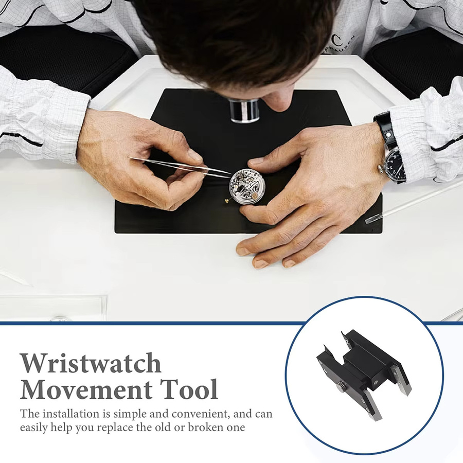FancyWrist Federstab-Werkzeugset, Metall, Edelstahlarmband, Schwarz - Bild 6
