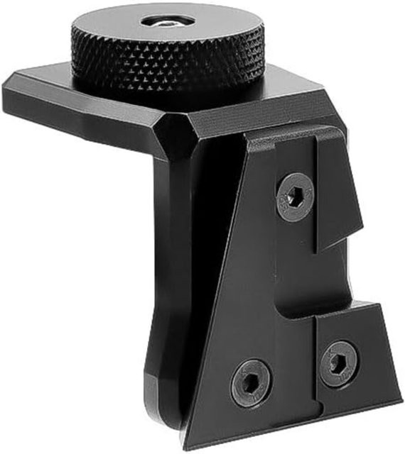 Alvin's Creativity Rechtwinklige verlängerte Montagehalterung mit V-Mount auf 1/4 Zoll Schraube in Schwarz für ARRI Sony Teradek Kameras - Bild 1
