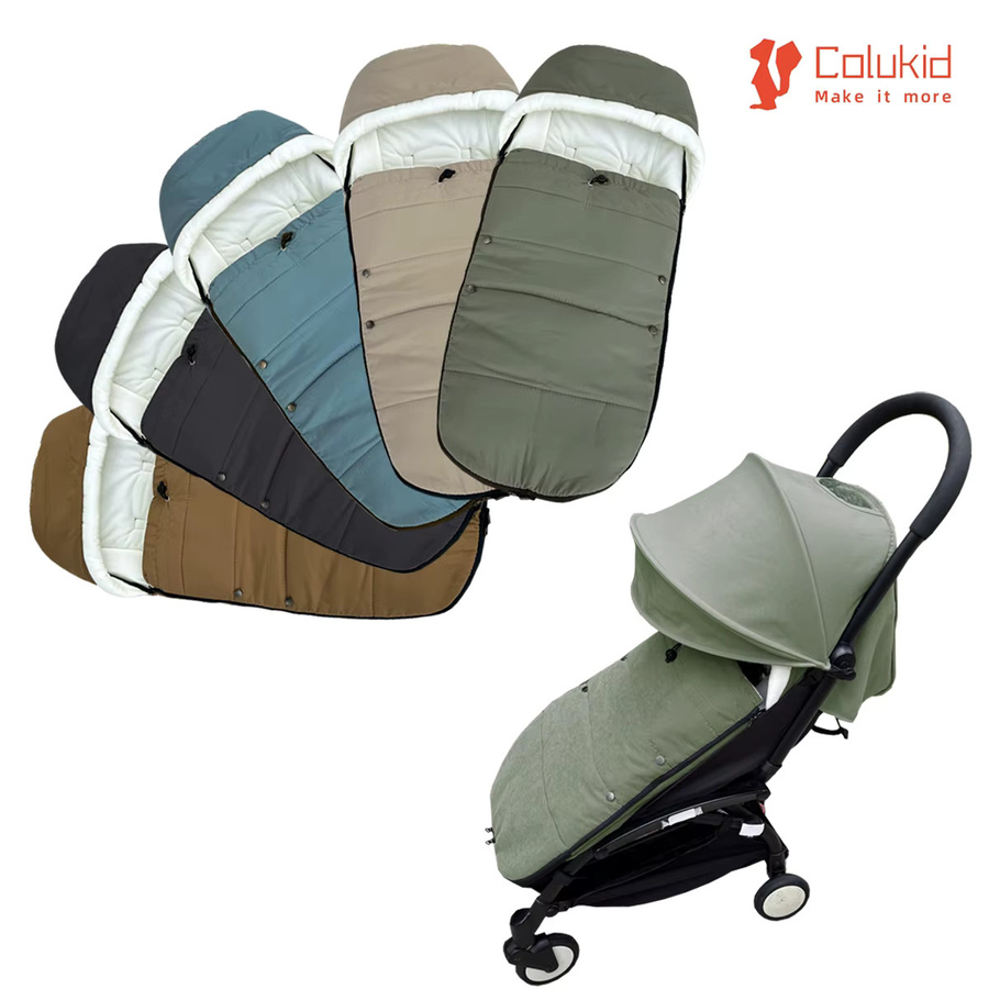 Colu Kid Warmer Fußsack für Kinderwagen in Schwarz, kompatibel mit Babyzen YOYO, YOYO+, YOYO2, Stokke YO3 und Bugaboo - Bild 6