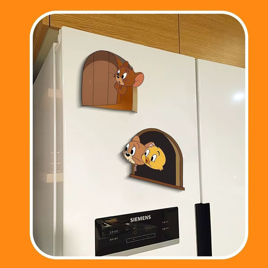 HUGKIS Tom und Jerry Kühlschrankmagnet aus Acryl in Multicolour - Bild 4