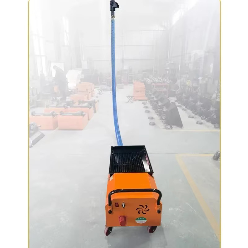 YunlinLi Betonförderpumpe mit Spiralstruktur in Orange für die sekundäre strukturelle Betonverteilung - Bild 2