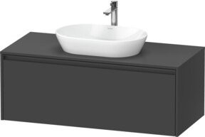 Duravit Waschtischunterschrank Ketho.2, grau matt, wandhängend, B/T: 120 x 55 cm - Bild 1