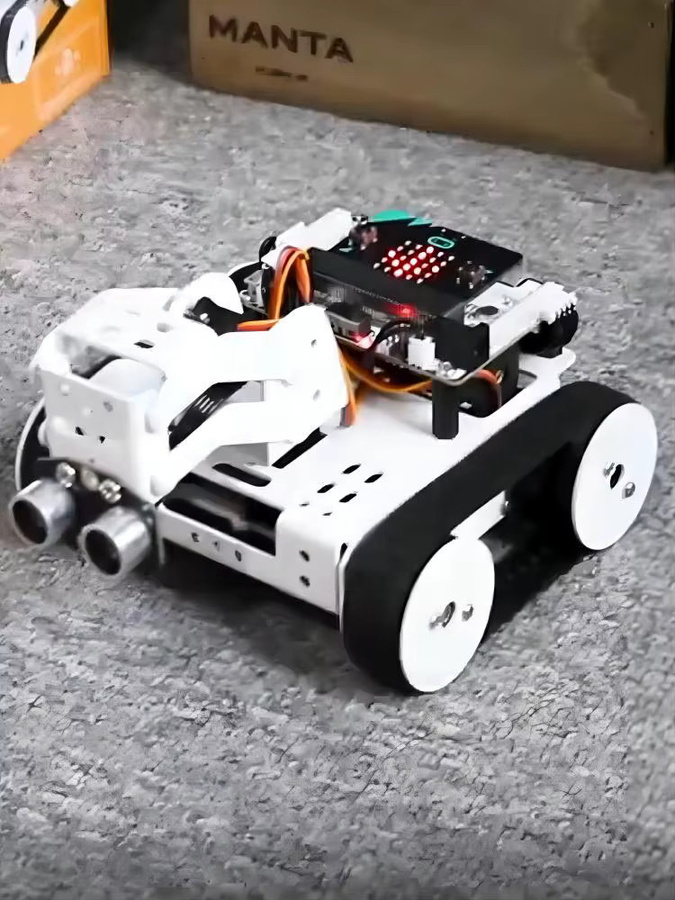 YoufangSmart Mikrobit Roboter Auto qtruck, DIY Kit, Crawler Trace RC Tank - Bild 3