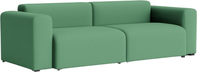 HAY Mags 2,5-Sitzer Sofa Kombination mit 1 Low Armrest links, Stoffbezug und Schichtholzrahmen - Bild 1