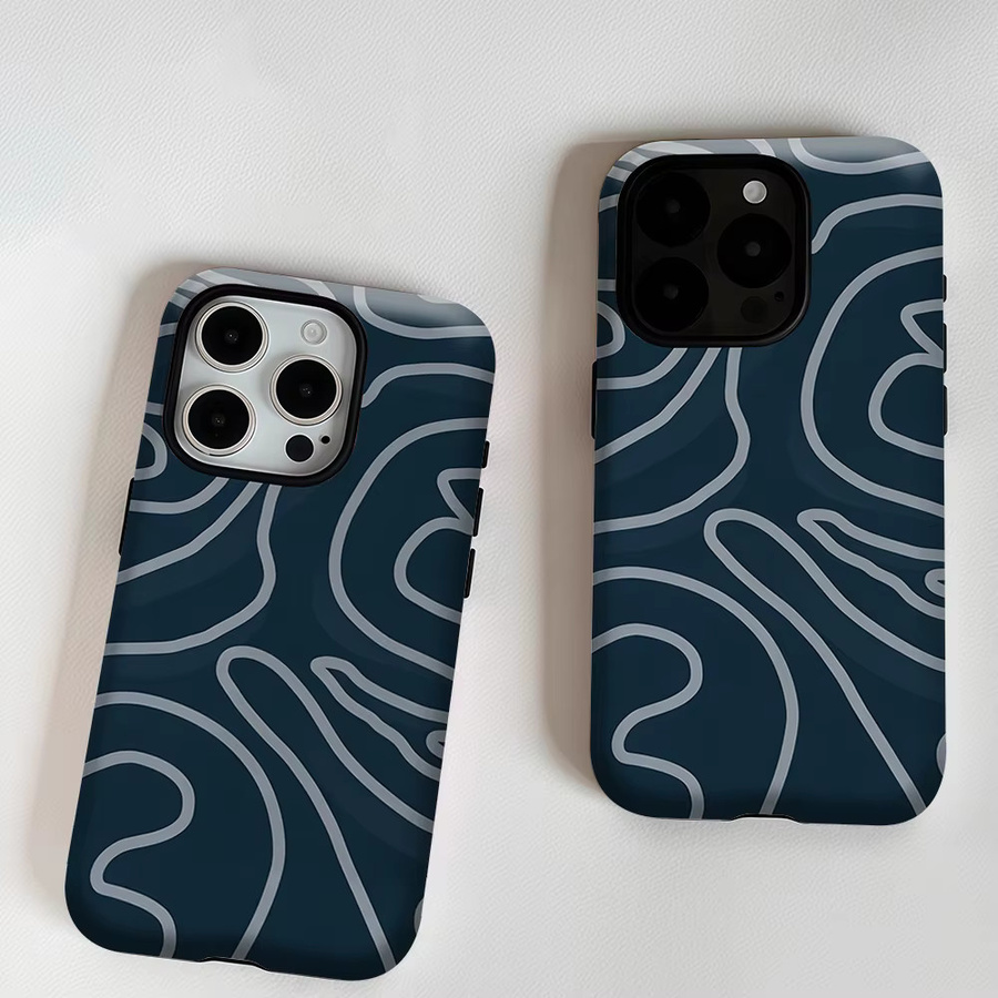 Potdemiel Aurea Case Matte Bumper MagSafe Schutzhülle für iPhone, Dunkelblau - Bild 6