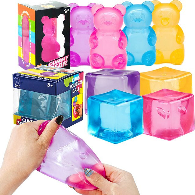 Schylling Needohs Nice Cube, Sensorischer Fidget-Würfel - Bild 1
