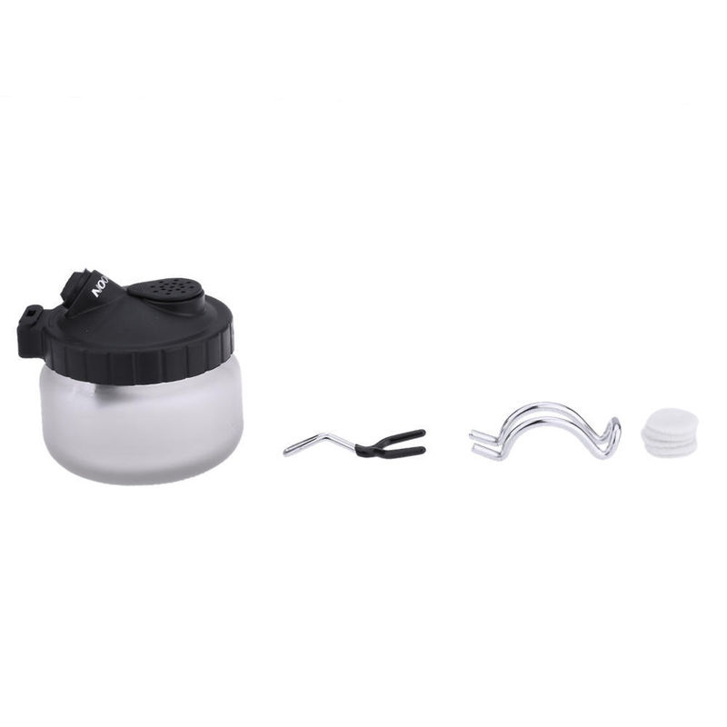 KKmoon Airbrush Reinigungsglas mit 5 Filtern, transparent/schwarz - Bild 2