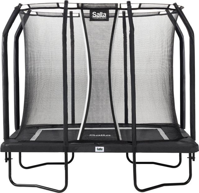 Salta Premium Black Edition Trampolin mit Sicherheitsnetz, rechteckig, Schwarz, B/T: 214 x 153 cm - Bild 2
