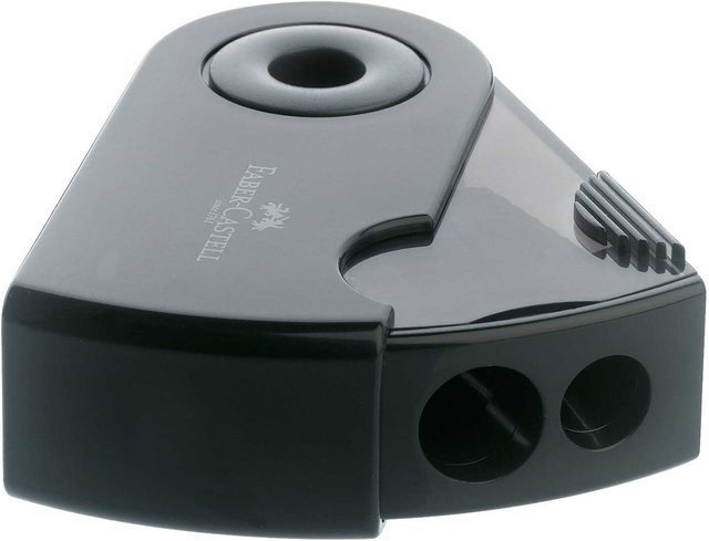 Faber Castell Anspitzer Doppeldose mit Slim Sleeve in Schwarz - Bild 1