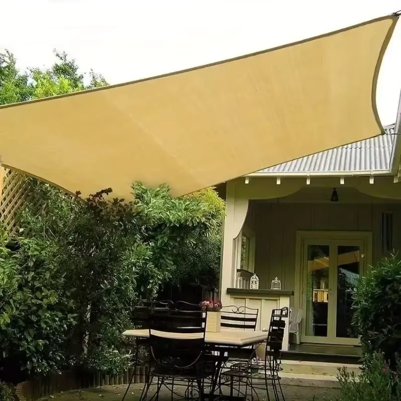 Beiges Outdoor Schattennetz aus HDPE für den Garten, B/B: 200 x 400 cm - Bild 4