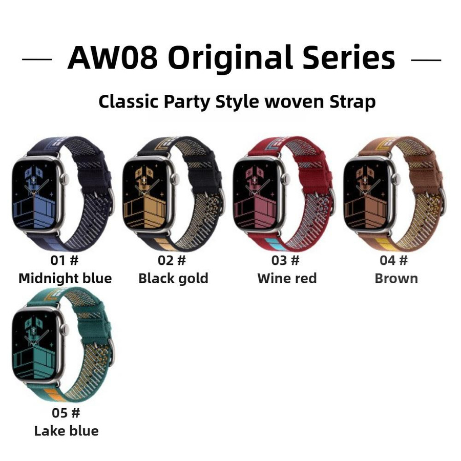 LUJING Nylon-Webarmband für Apple Watch Ultra und iWatch Serie 11 10 9 8 7 6 5 SE3 in Grün - Bild 3