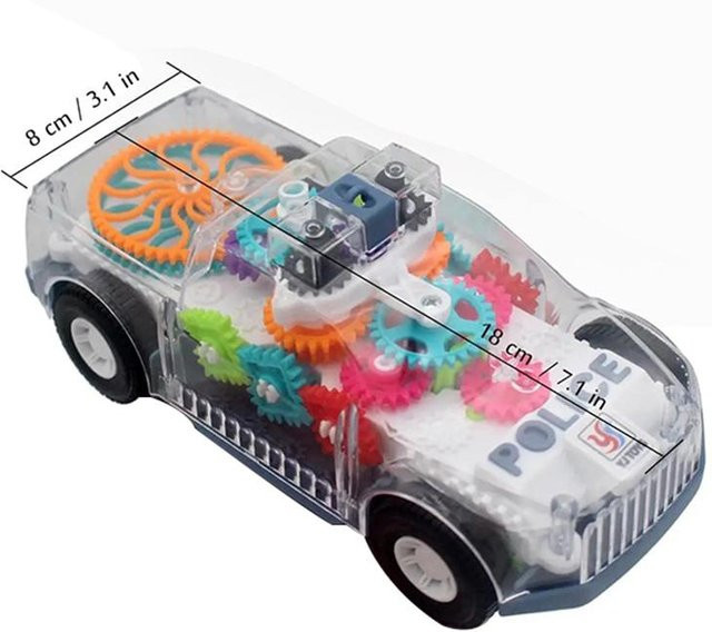 Topmix Polizeiauto Spielzeugauto, mit LED Effekten, ab 6 Jahren - Bild 1