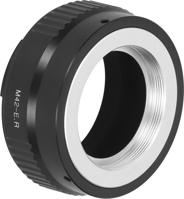 NEWYI M42-EOS R Objektivadapterring für M42 Schraubanschluss auf Canon RF Kameras, Schwarz - Bild 1