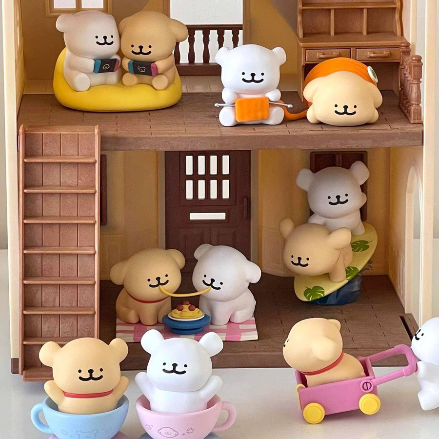 FUNISM Malteser Kawaii Blind Box, Hunde Figuren, Schreibtisch-Deko - Bild 2