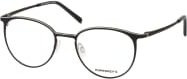 HUMPHREY'S 582385 Korrektionsbrille, Vollrand, Rund, Metall, Black, Unisex - Bild 1