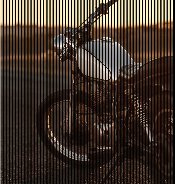 FN Acustico Akustikplatte Motorrad Bunt aus PET und MDF, B/H/T: 2.253 x 2.400 x 19 mm - Bild 1