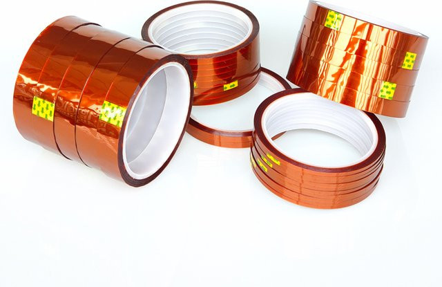 Hochtemperatur-Wärmedämmband Polyimid Isolierendes Klebeband in Orange zum Schutz von 3D-Druckplatten - Bild 1