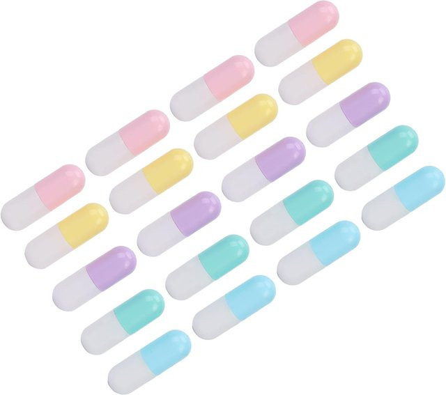20 Stück Leere Lippenstifthülsen, Mini Lippenbalsamflaschen, White - Bild 1