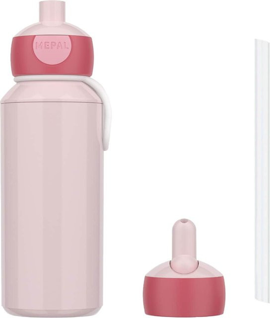 Mepal Pop-Up Trinkflasche Campus mit Flip-Up Ersatzdeckel, Pink, 400 ml - Bild 1
