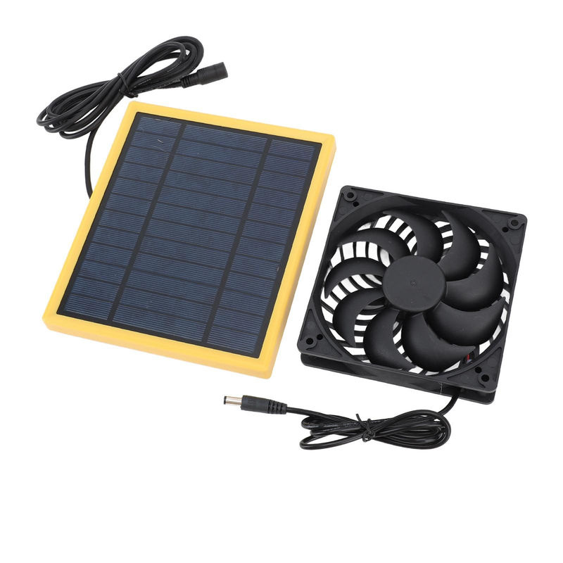 Solarpanel-Ventilator-Set 20 W wasserdicht für Hühnerställe, Gewächshäuser und Tierhäuser im Außenbereich - Bild 7